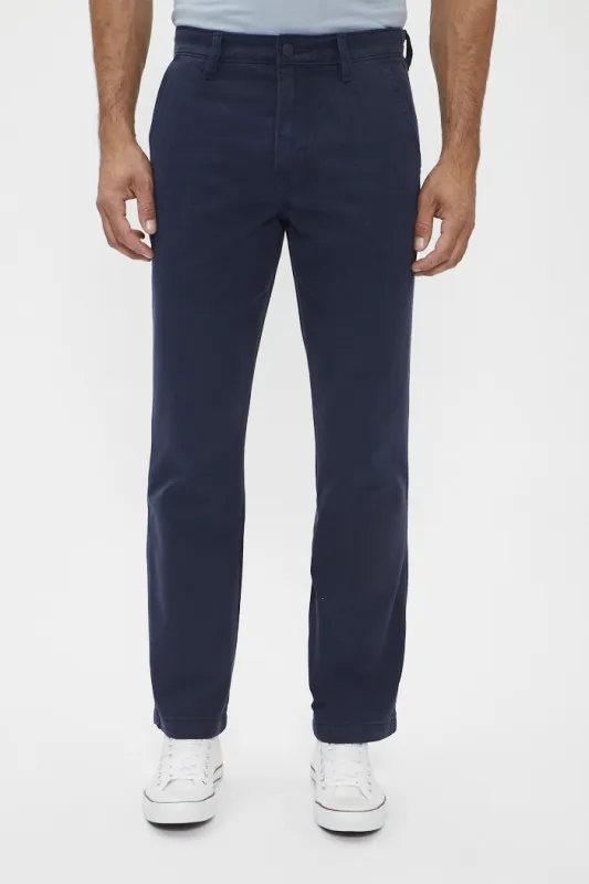 Chino authentic straight bleu navy