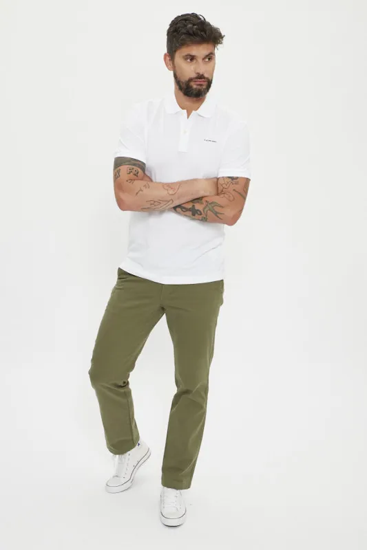 Chino authentic vert feuille