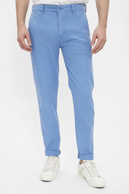 Chino slim taper bleu riviera