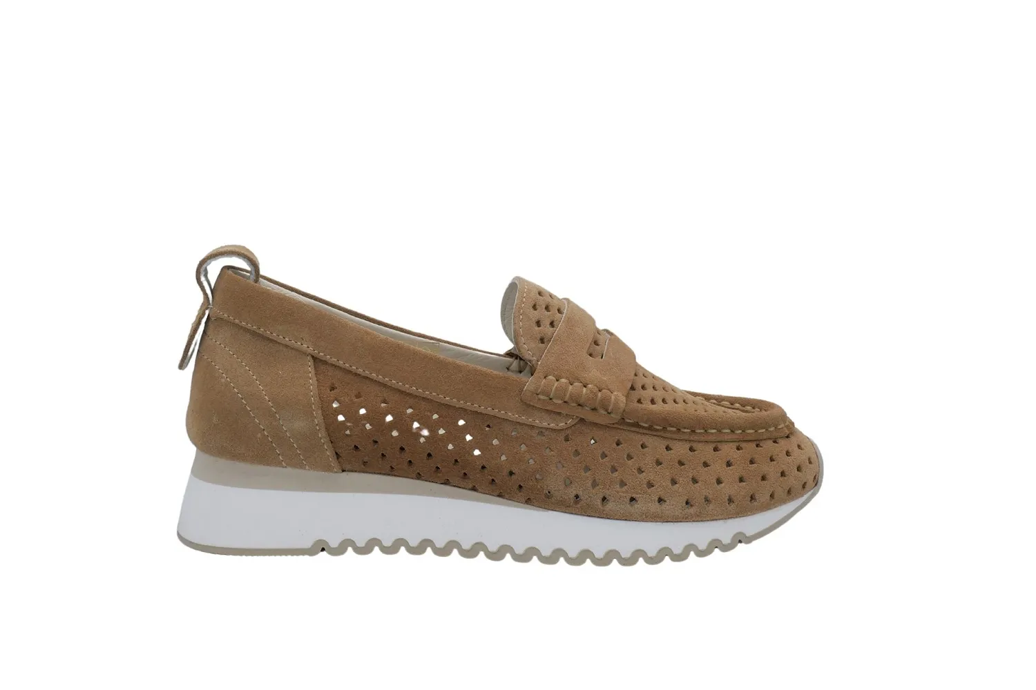 Coco et abricot mocassin esperausse beige