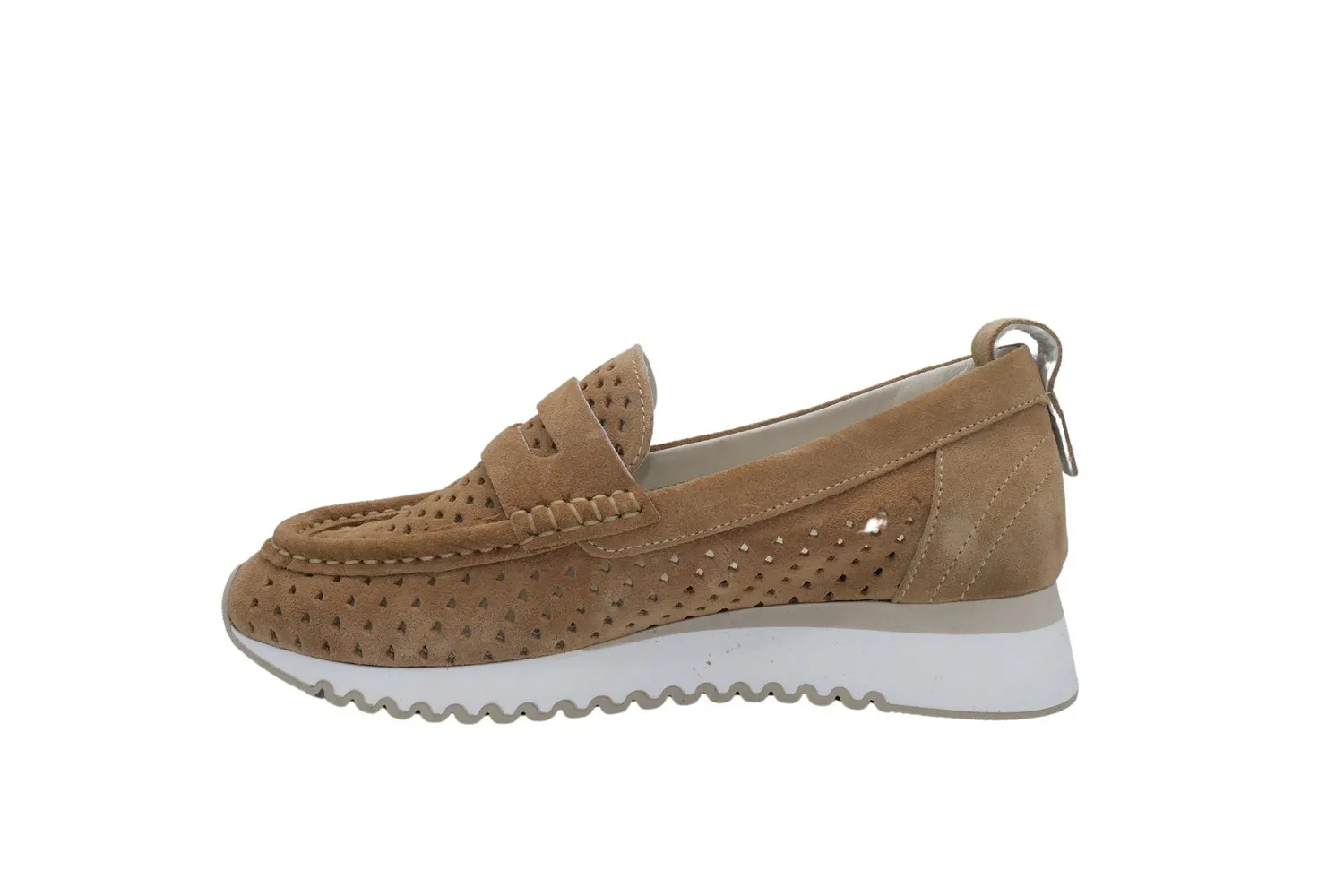 Coco et abricot mocassin esperausse beige