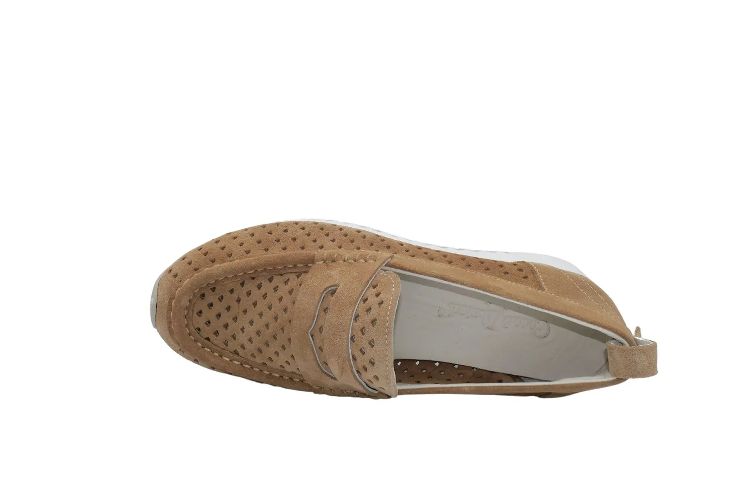 Coco et abricot mocassin esperausse beige