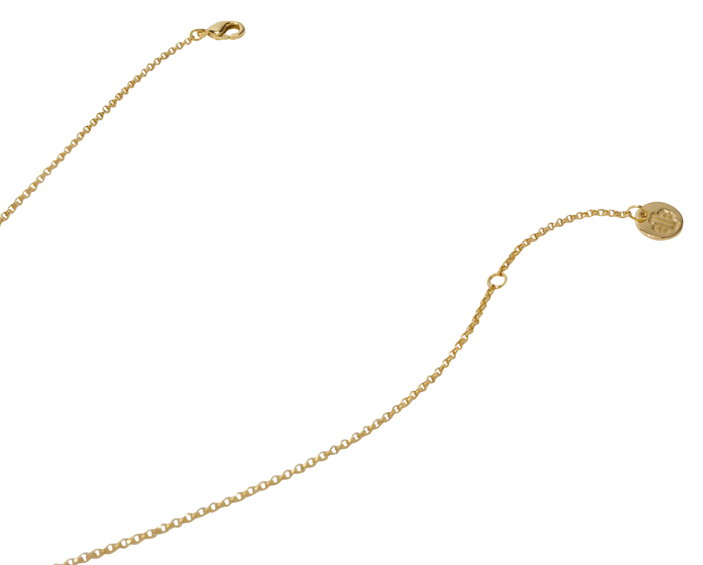 COLLIER LONG EN LAITON MéLANGé DORé - MAJE pour FEMME | Printemps