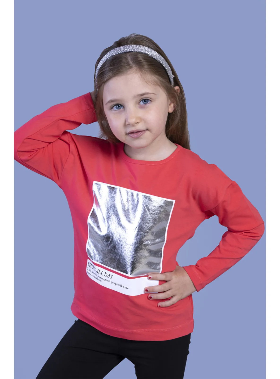 Coral Girls` Sweatshirt