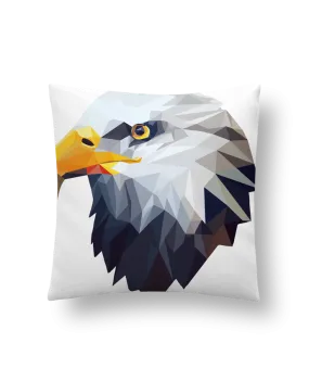 Coussin Aigle stylisé, géométrique par KronoArt