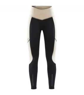 CRAFT ADV ESSENCE WARM TIGHT W BLACK ET ECRU Collant Running chaud