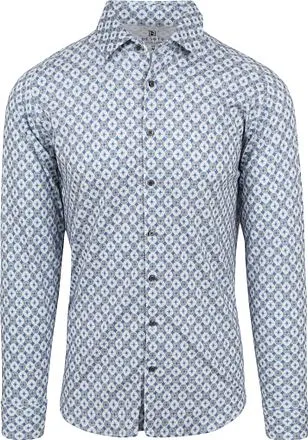 Desoto Chemise Kent Impression Bleu 71228-3-168 commander en