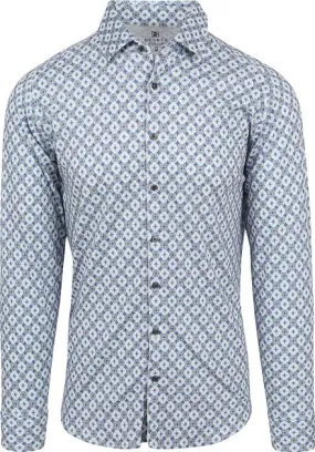 Desoto Chemise Kent Impression Bleu 71228-3-168 commander en