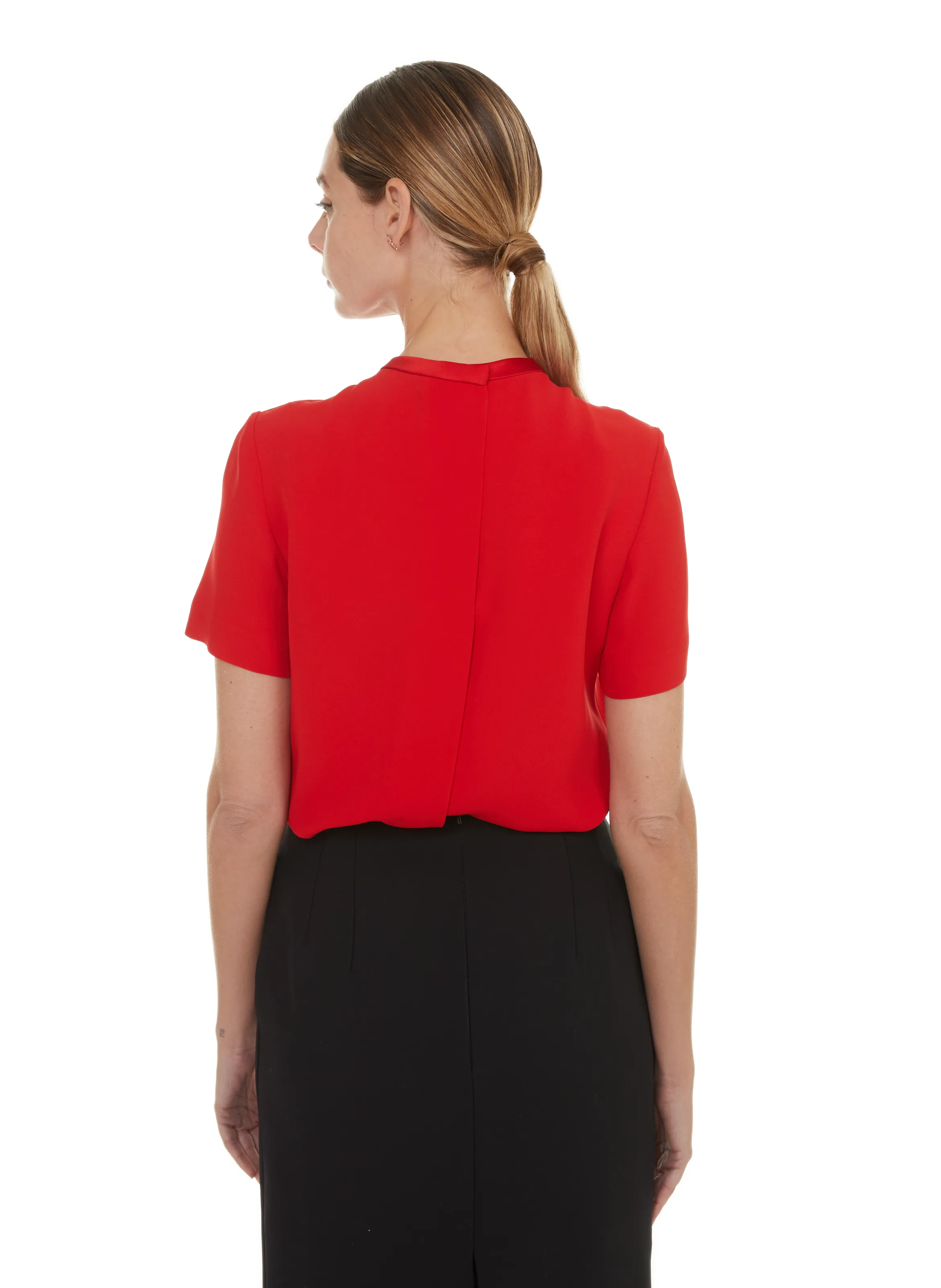 DICE KAYEK  Top avec fleur en relief - Rouge