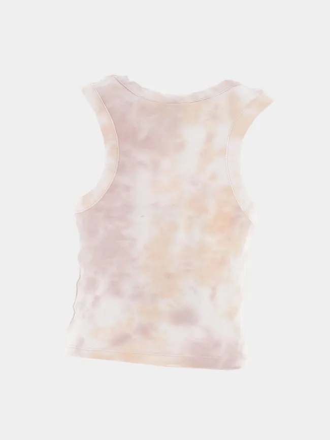 Débardeur tie and dye flane rose fille - Kaporal | wimod