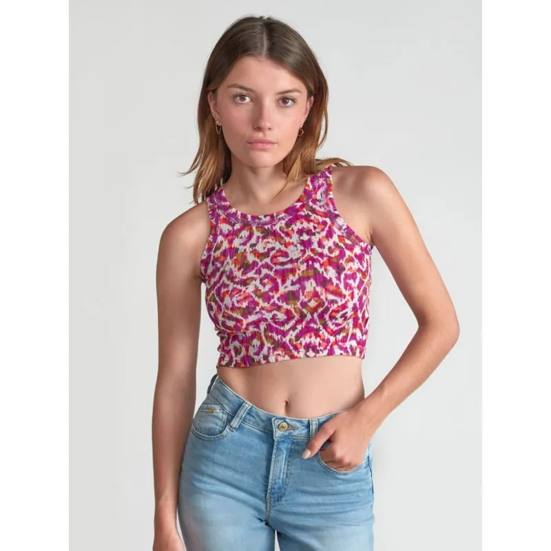 Débardeur tie and dye flane rose fille - Kaporal | wimod