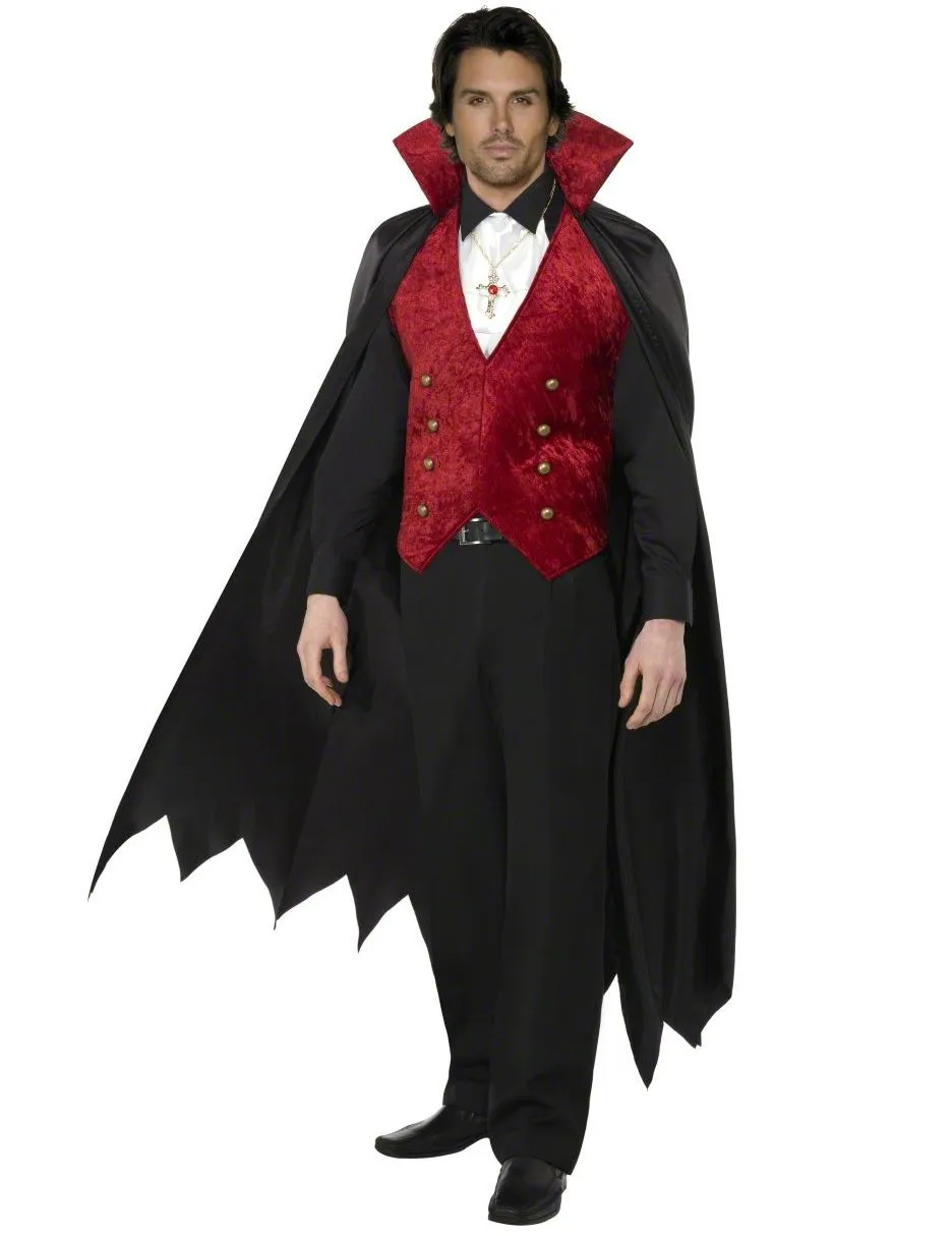 Déguisement vampire avec cape homme Halloween