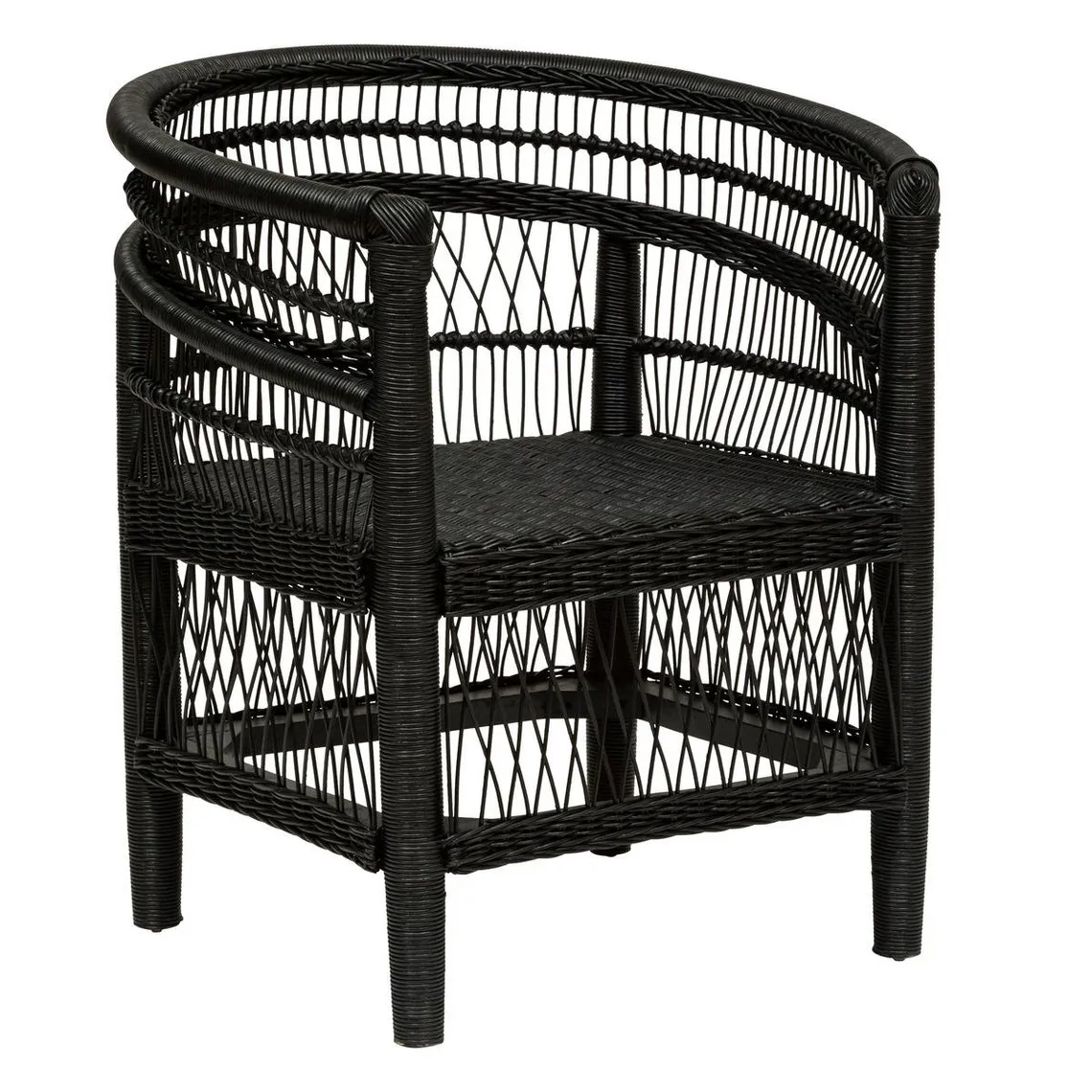 Fauteuil malawi noir MALEVIO  | 3 Suisses