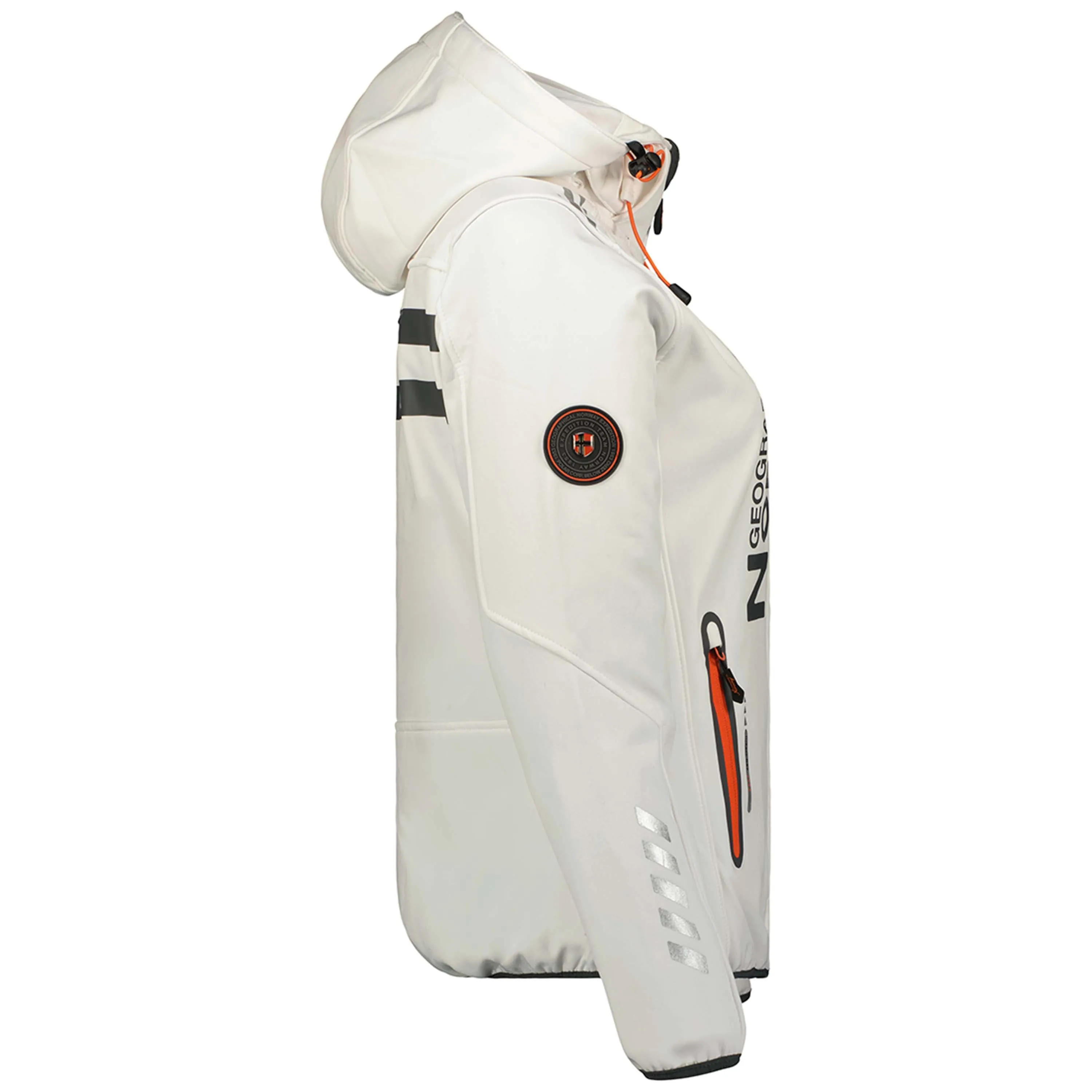 Geographical Norway Reine Femme - Softshell Blanc Orange