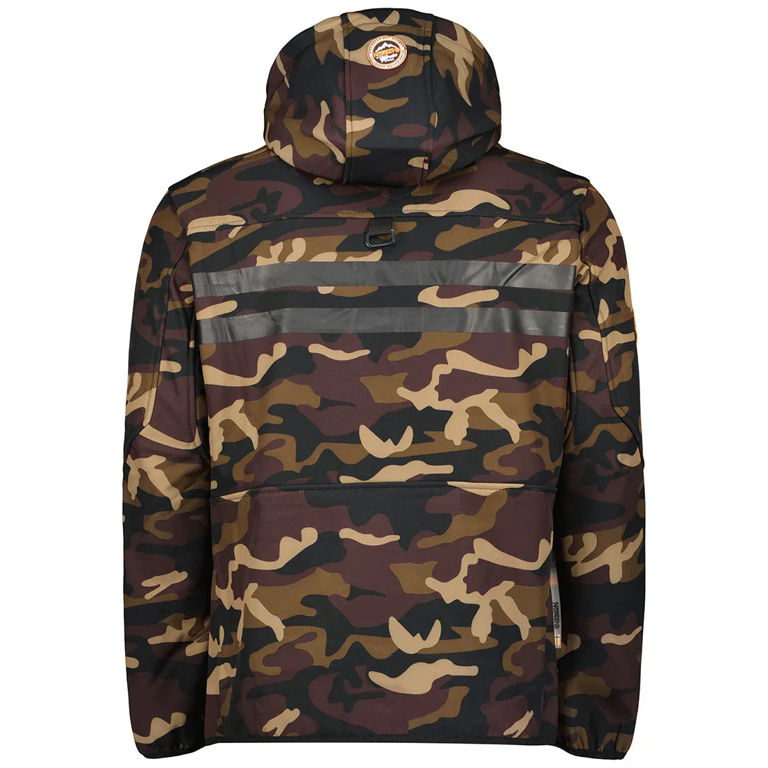 Geographical Norway Royaute Homme - Softshell Camo Kaki Orange