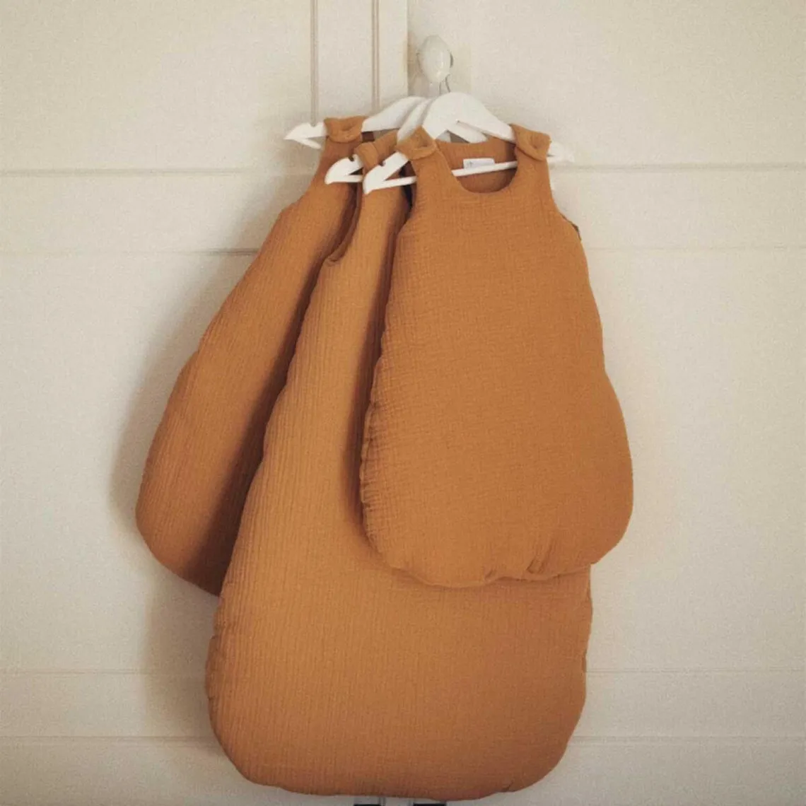 Gigoteuse bébé double gaze de coton CAMEL | Vêtement bébé 3 SUISSES