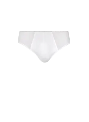 HANRO  Slip en coton supérieur - Blanc