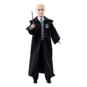 Harry Potter-Drago Malefoy-Poupée avec habillage et accessoire HMF35 noir - Mattel