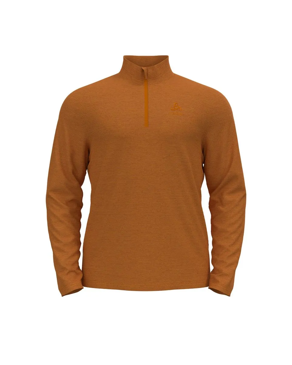 Haut col zip Homme MID LAYER 1/2 ZIP ROY Orange