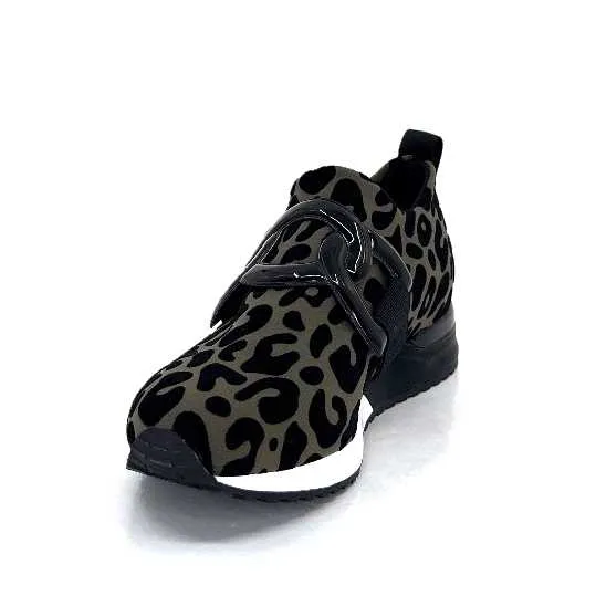 Ivoire 2203626 Textile Kaki Noir Leo