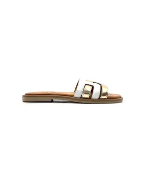 Ivoire Tml 28 Cuir Blanc Or