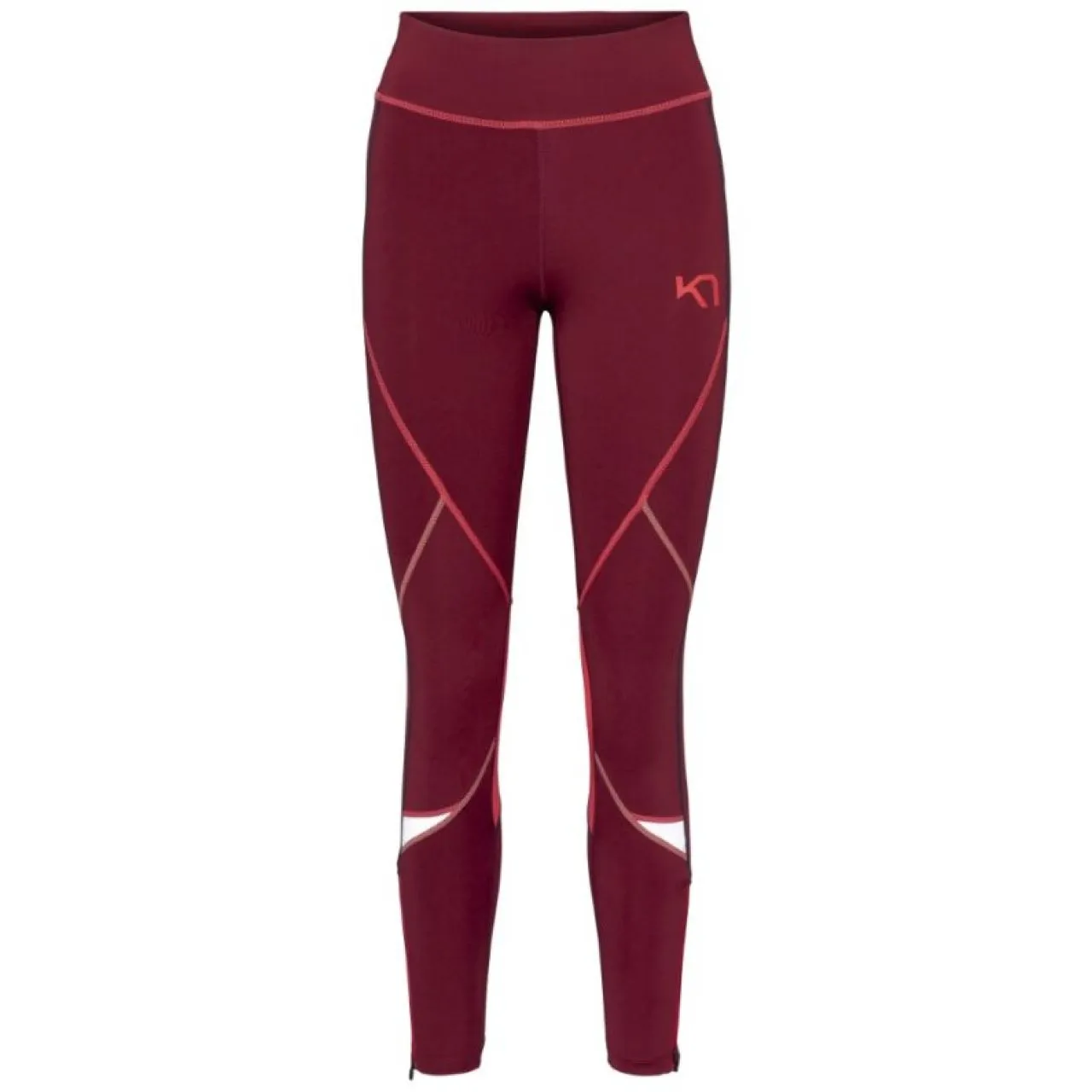 KARI TRAA LOUISE 2.0 TIGHT ROUGE Collant running femme