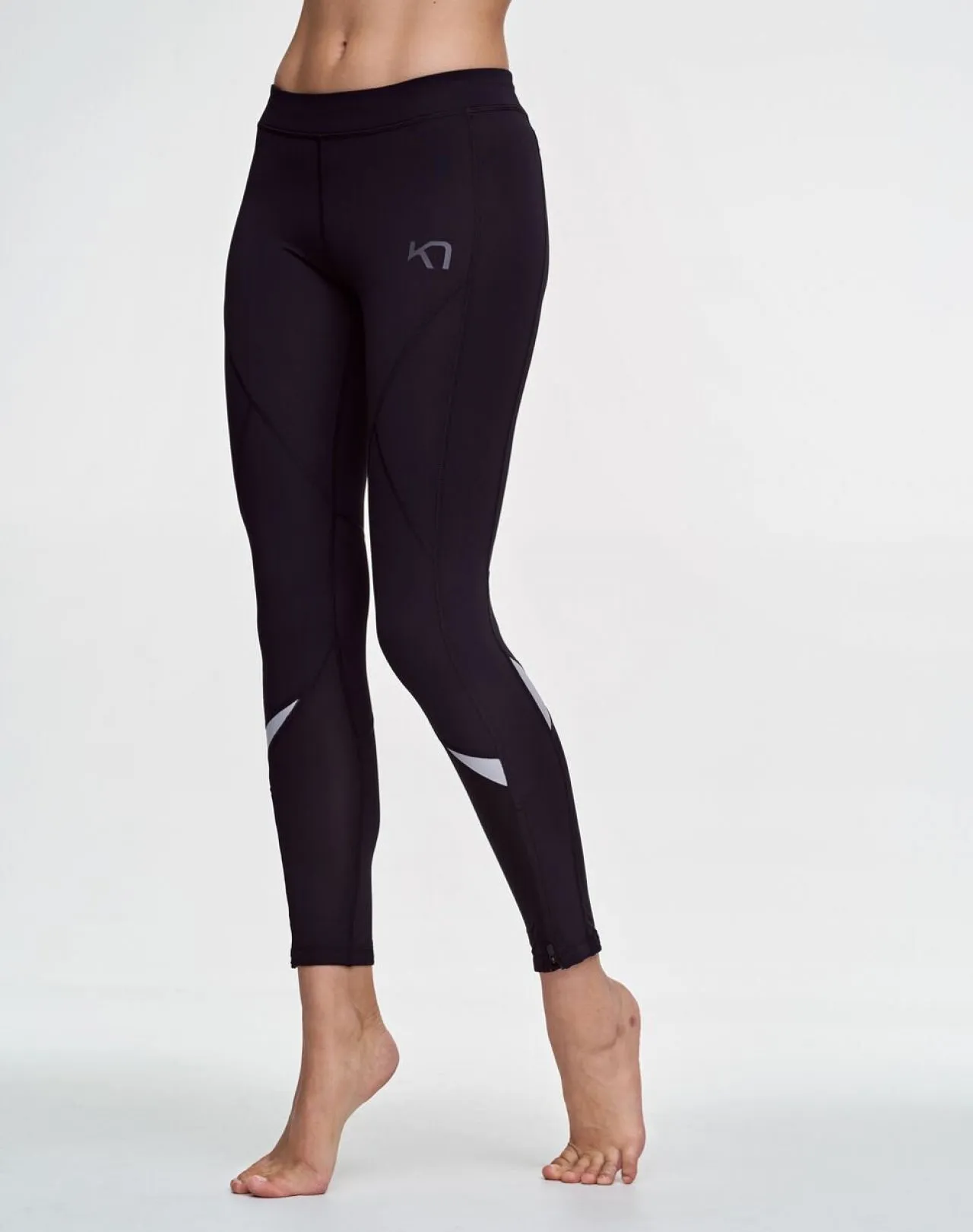 KARI TRAA LOUISE TIGHT BLACK Collant running femme