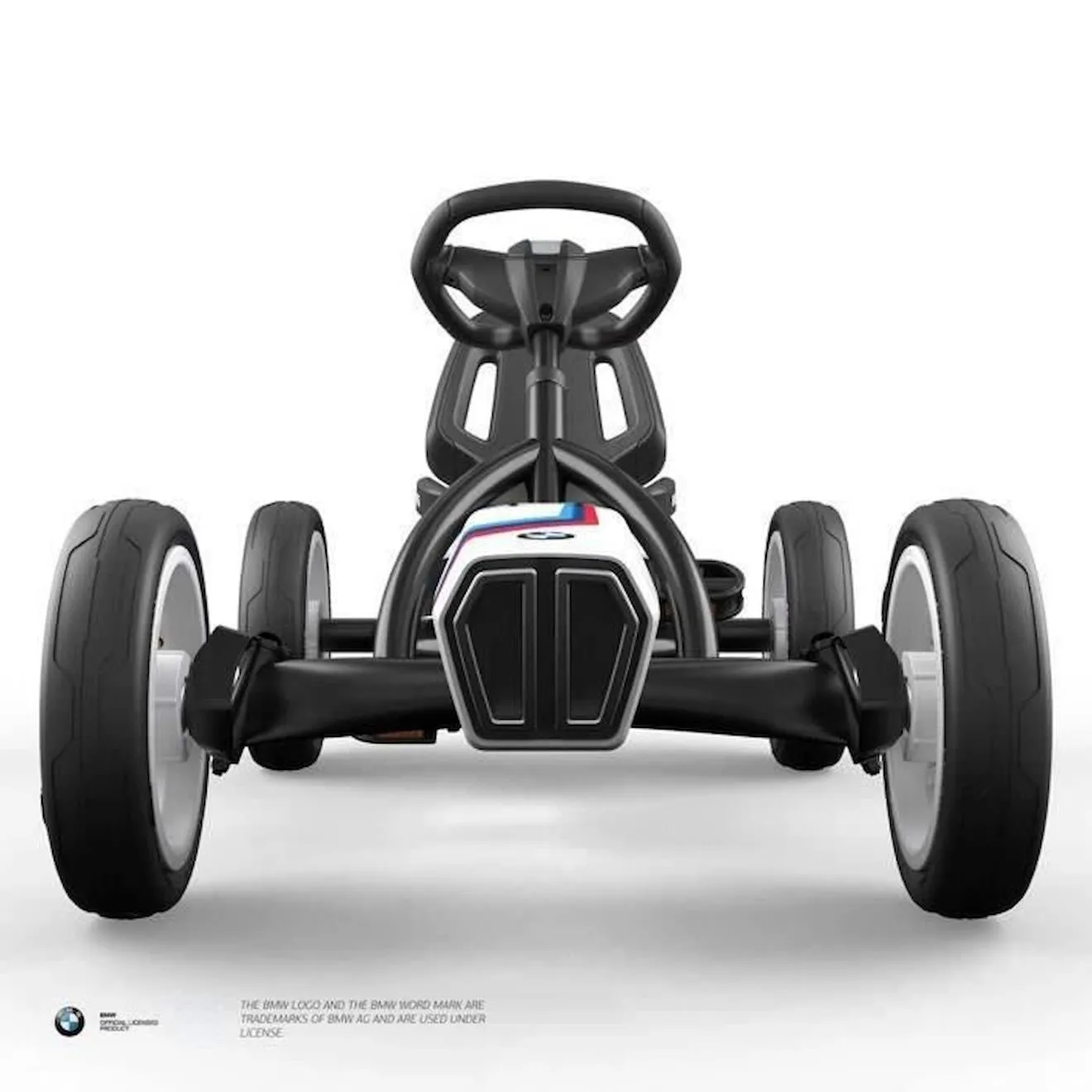 Kart à pédales pour enfant - BERG BMW Street Racer - Noir - Boite à son incluse - 3 à 8 ans noir - Berg Toys