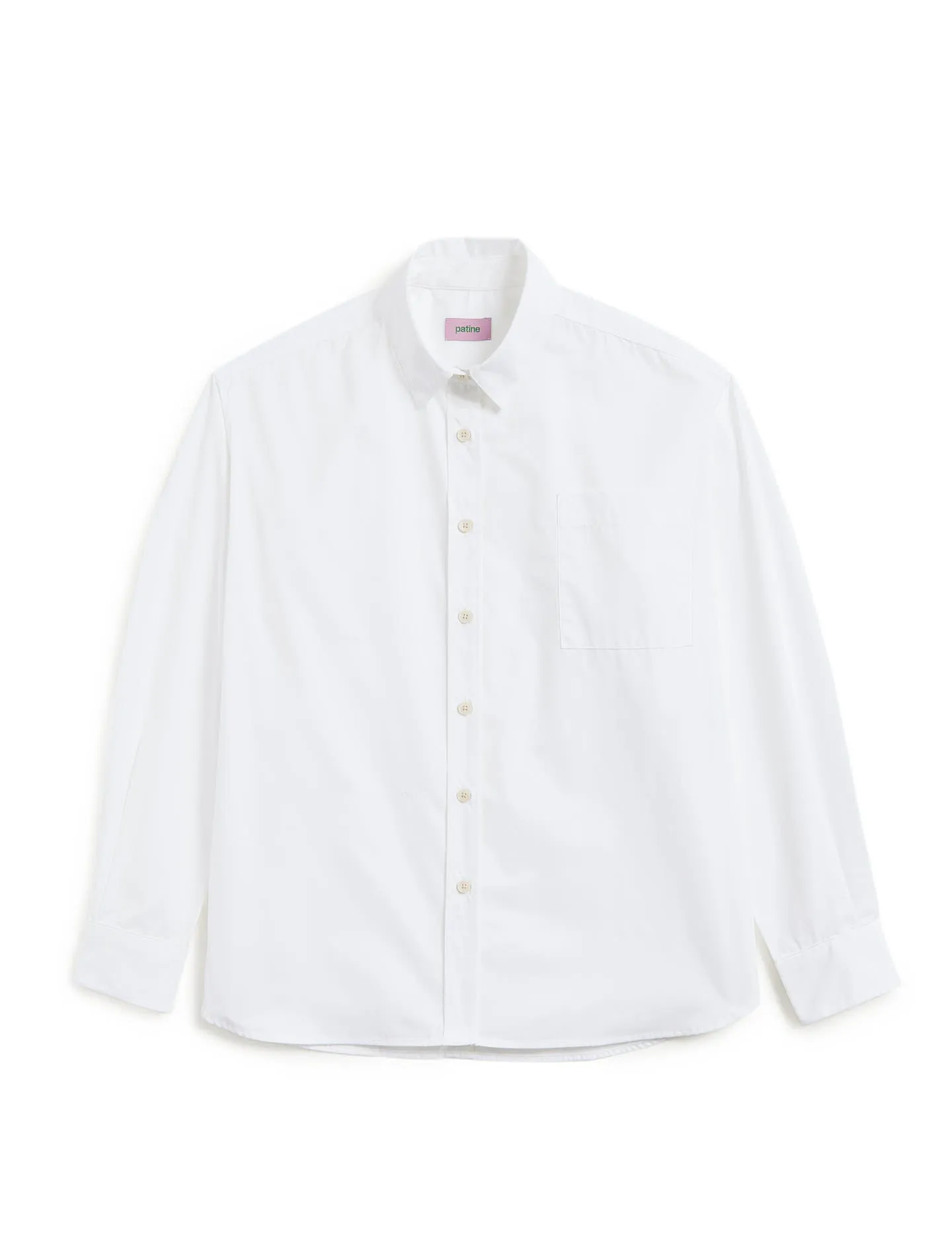 La chemise CEO Poppy popeline de coton bio Blanc extra blanc