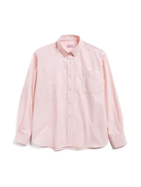 La chemise Oversize Tony toile bio-recyclée Rose milkshake