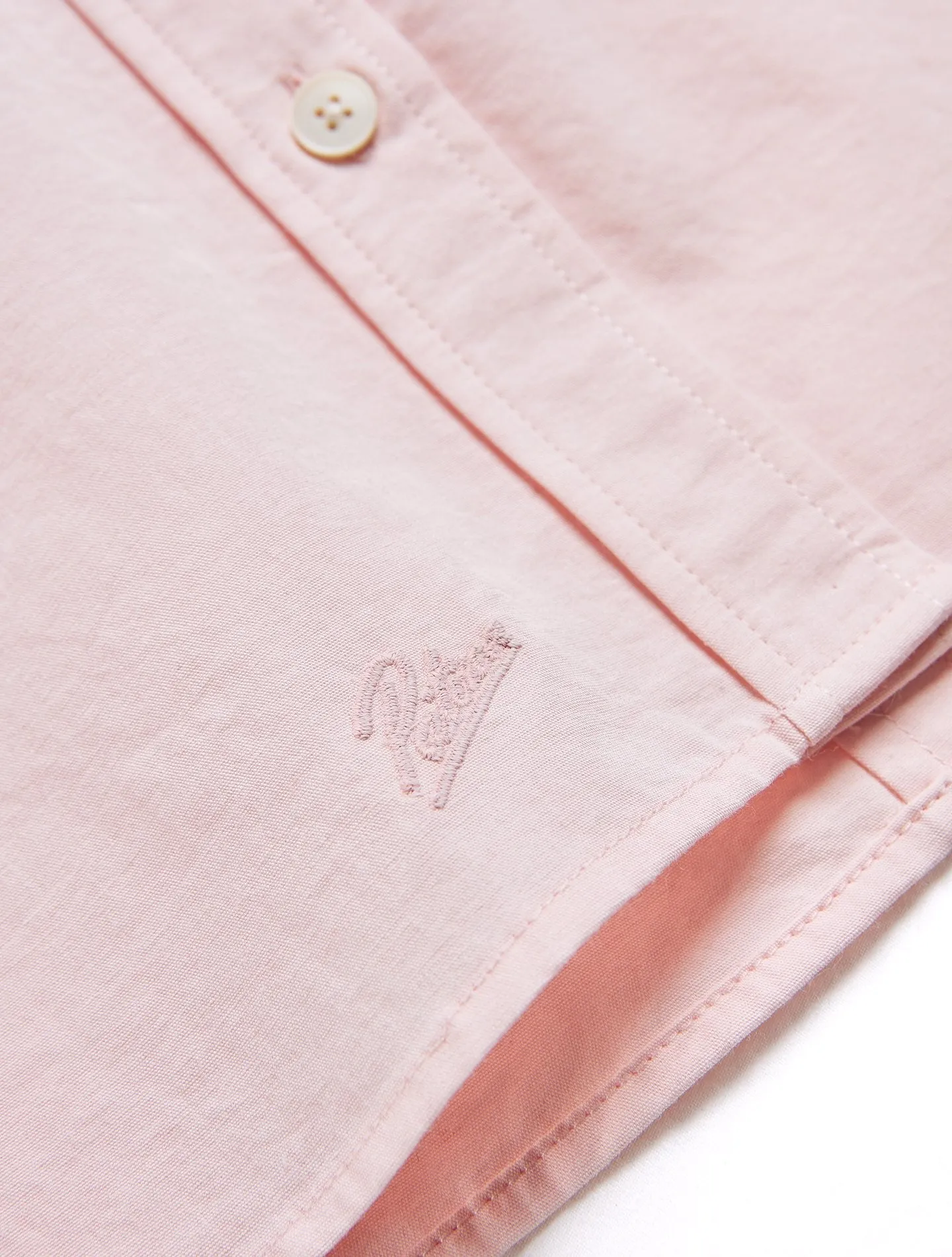 La chemise Oversize Tony toile bio-recyclée Rose milkshake