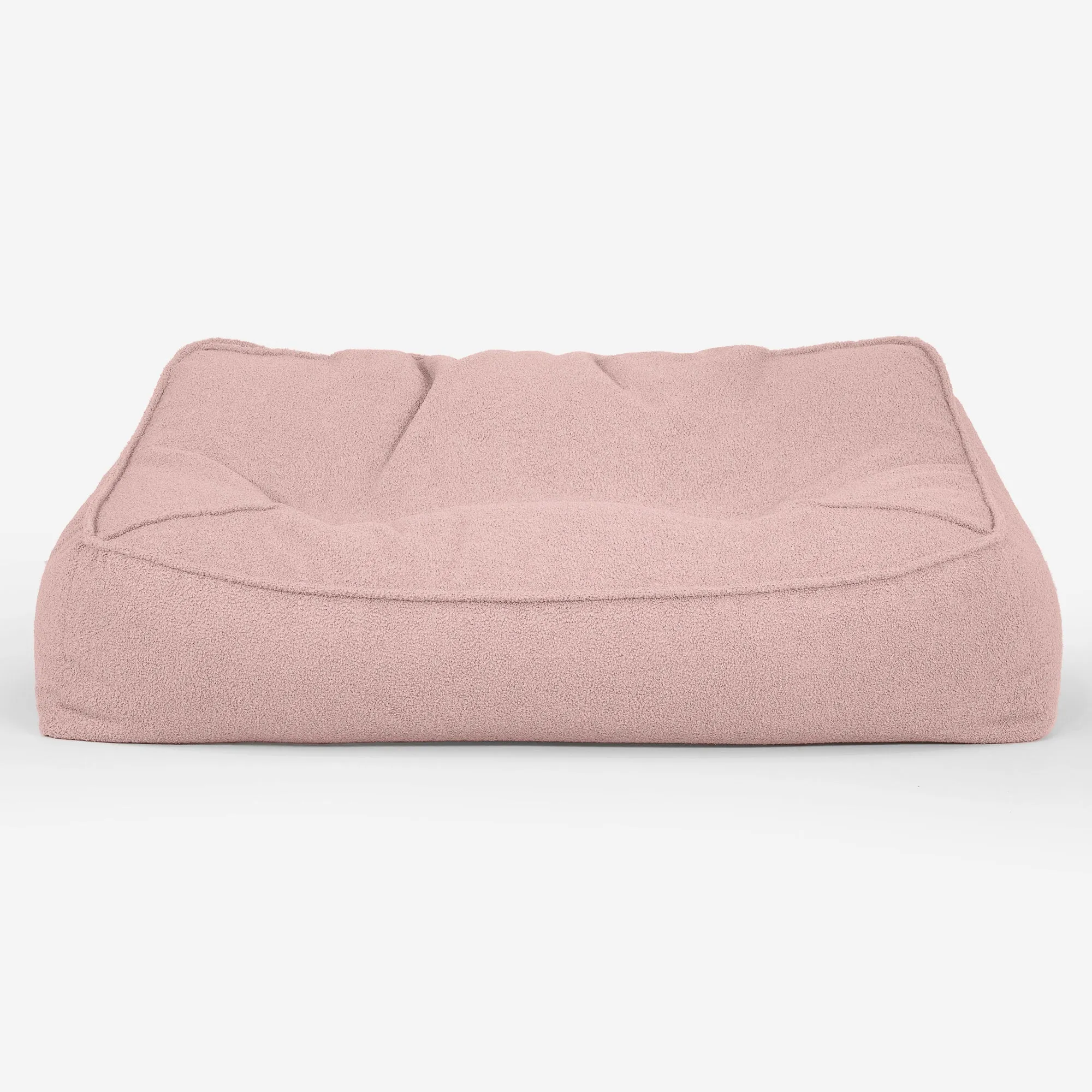 Le Canapé Pouf Doudou - Bouclé Rose