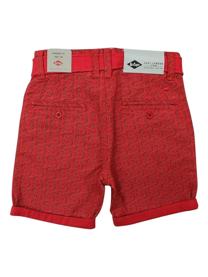 Lee Cooper -  garçon Imprimé Logo - Rouge