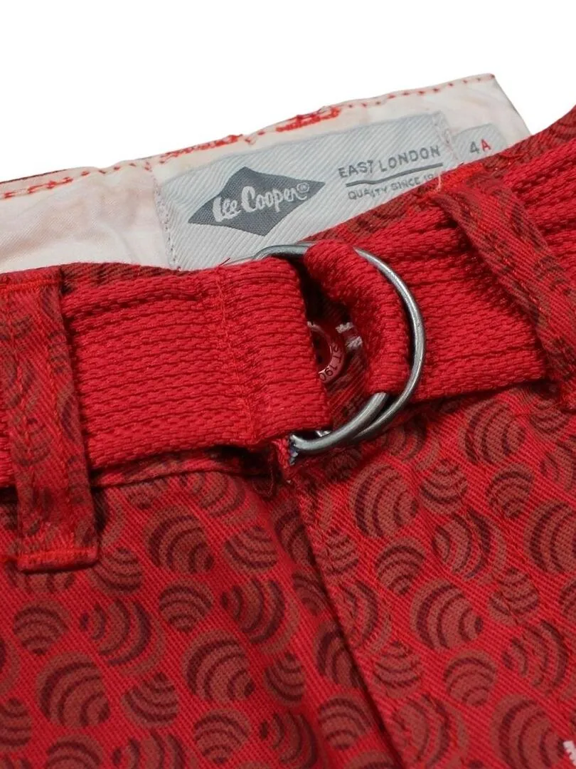 Lee Cooper -  garçon Imprimé Logo - Rouge