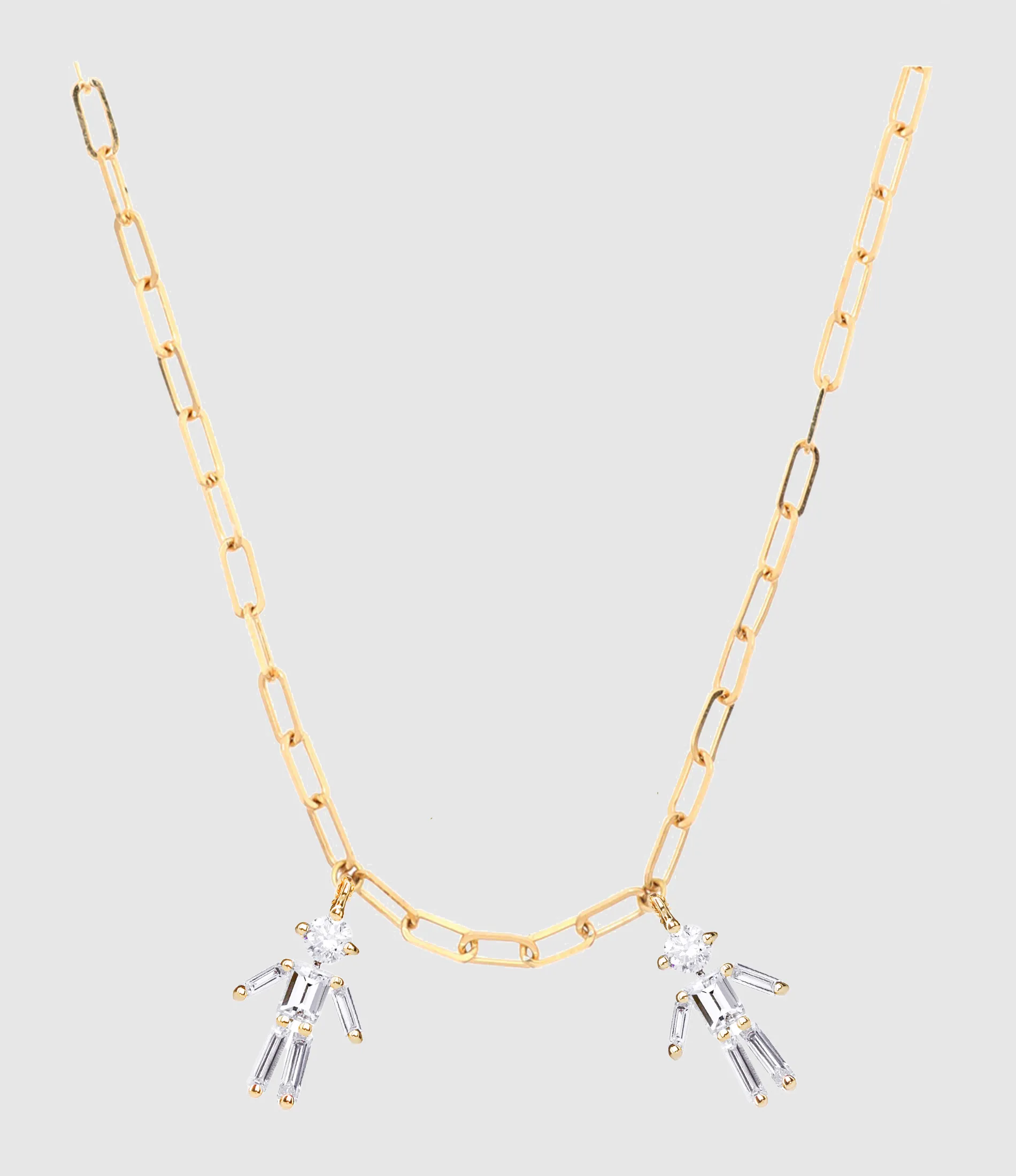 LITTLE ONES PARIS Partager  Collier Chocker Double Mini Garçon Or Jaune  