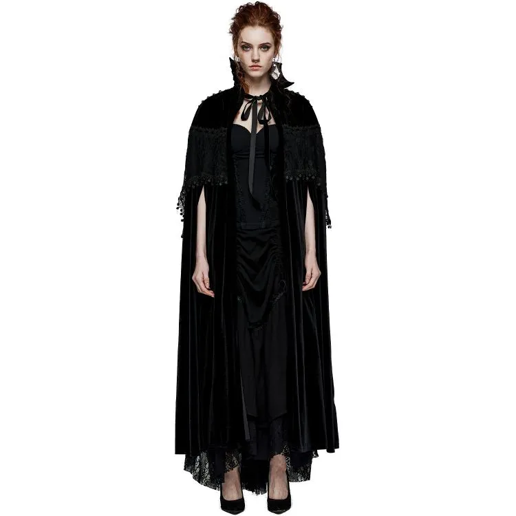 Longue Cape 'Mavis' Noire