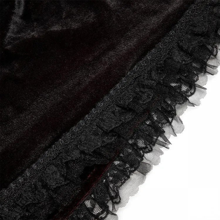 Longue Cape 'Metzli' Noire et Rouge