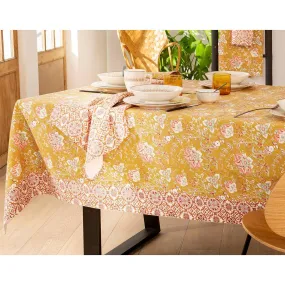 Lot de 4 serviettes de table  NAPINDIA multicolore en coton | 3 Suisses