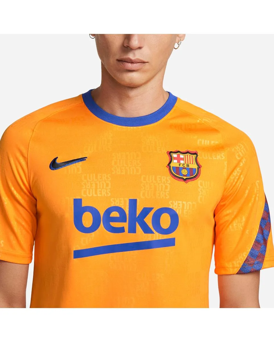 Maillot de football Homme FCB M NK DF TOP SS PM Orange Barcelone