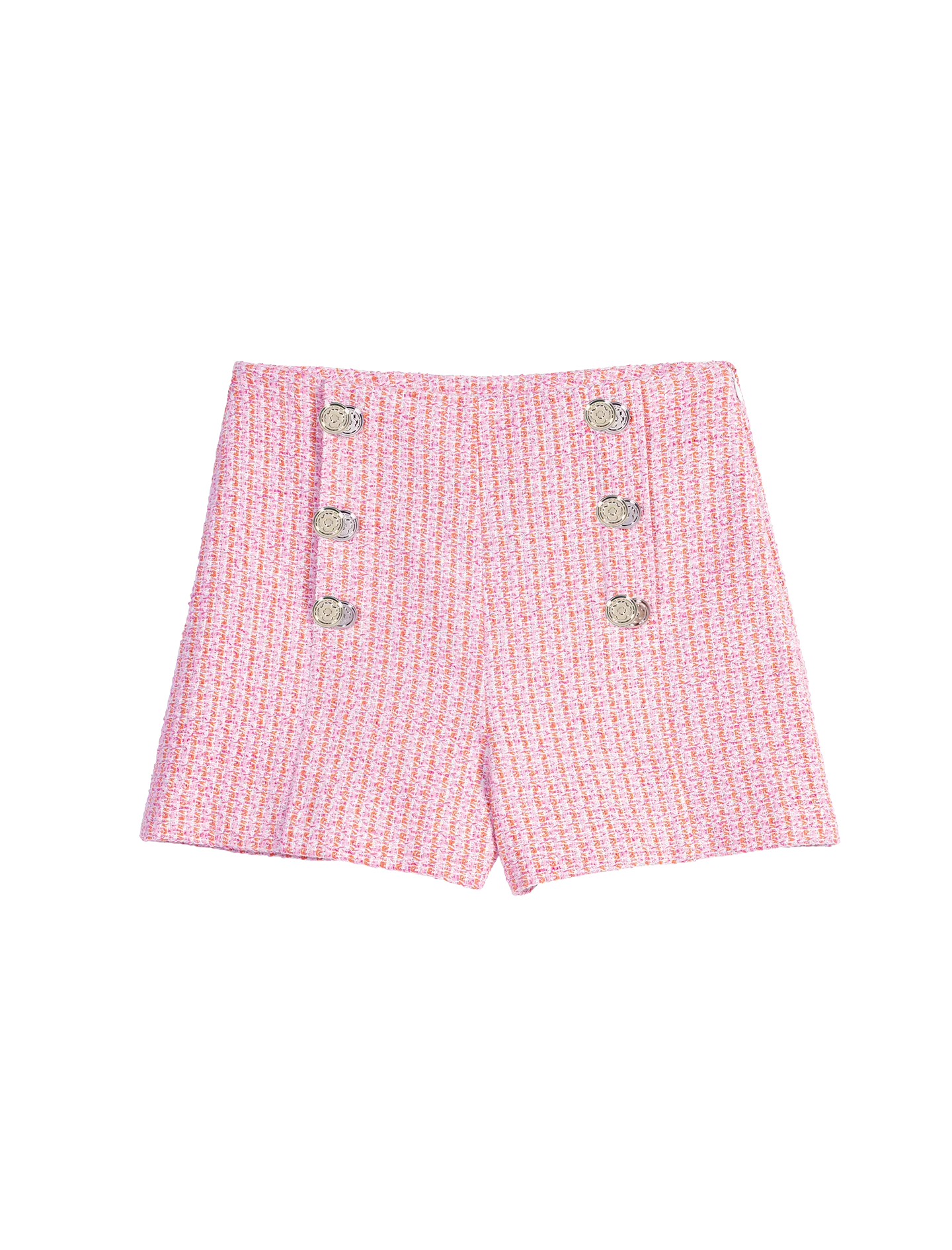 MAJE  Short droit en coton mélangé - Rose