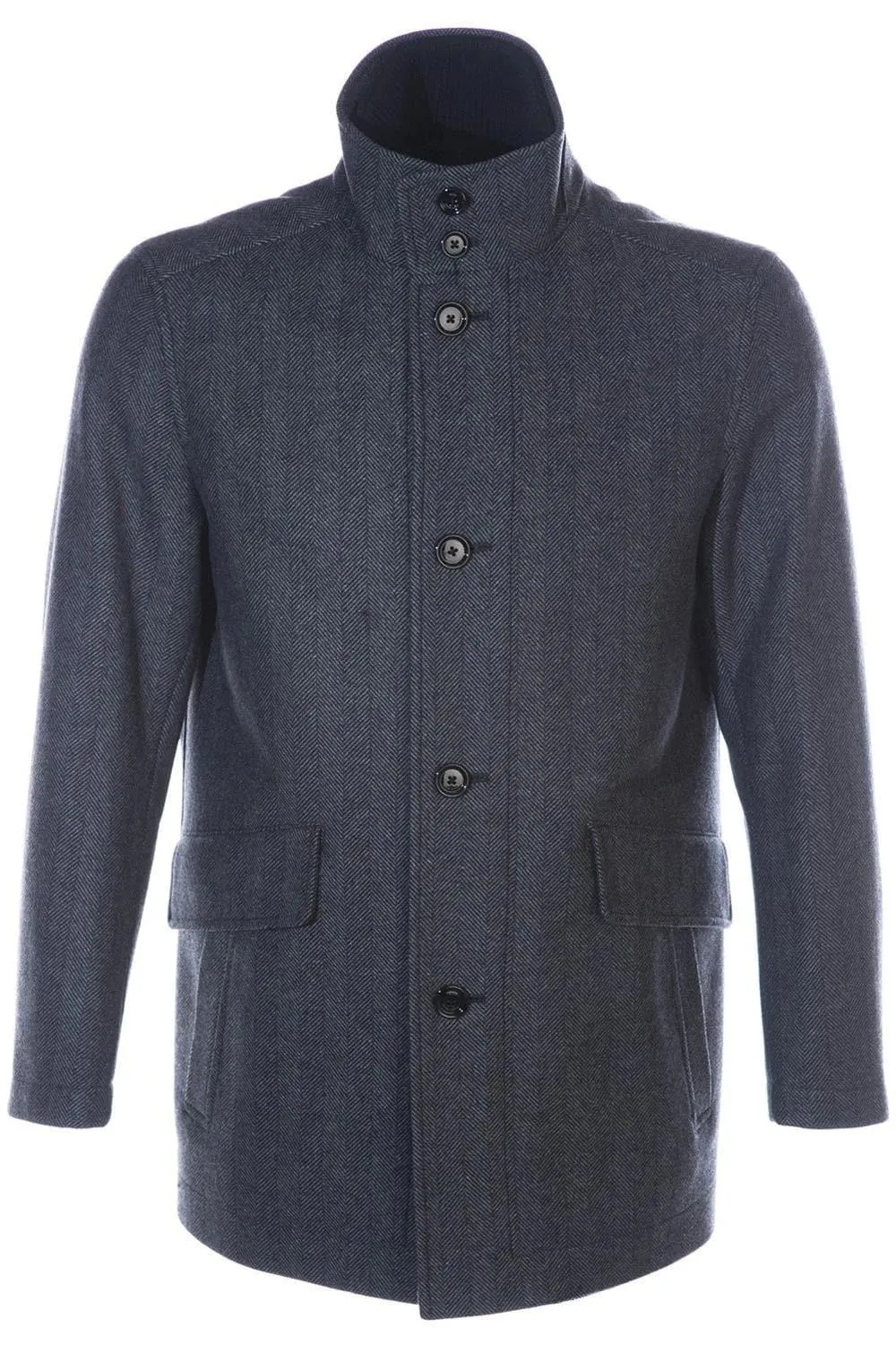 Manteau coxtan gris chiné