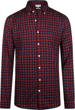 McGregor Chemise Bleu Rouge A Carreaux MM242.6001.07-4000 co