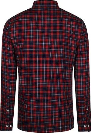 McGregor Chemise Bleu Rouge A Carreaux MM242.6001.07-4000 co