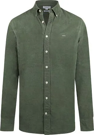 McGregor Chemise Corduroy Vert Sage MM242.6001.06-5107 comma