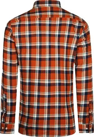 McGregor Chemise Orange A Carreaux MM242.6001.08-7005 comman