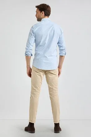 McGregor Chemise Oxford Rayures Bleu Clair MM242.6001.02-200