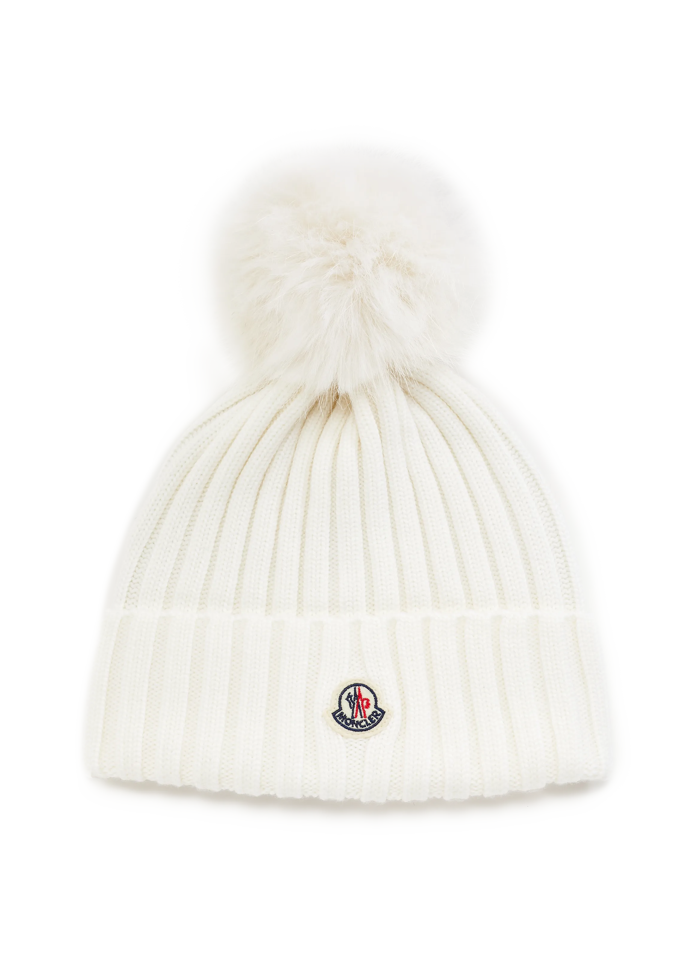 MONCLER  Bonnet en laine - Beige