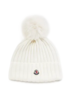 MONCLER  Bonnet en laine - Beige