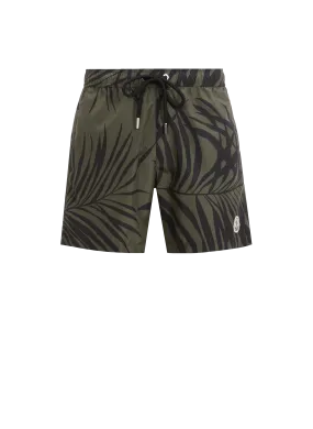 MONCLER  Short de bain imprimé - Vert