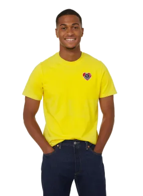 MONCLER  T-shirt en coton - Jaune